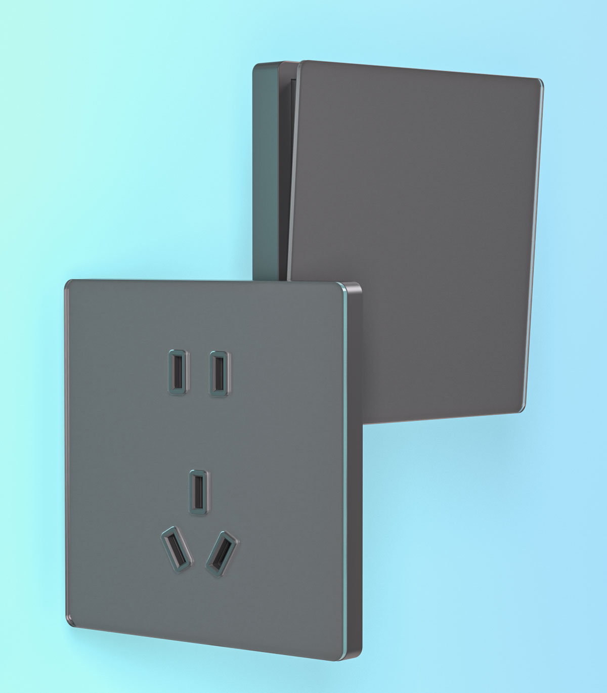 S9 灰色钢化玻璃